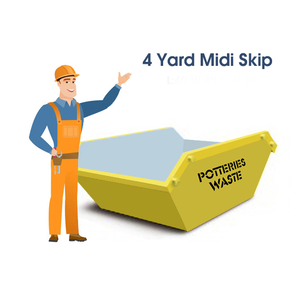 4 Yard Midi Skip Hire Stoke on Trent